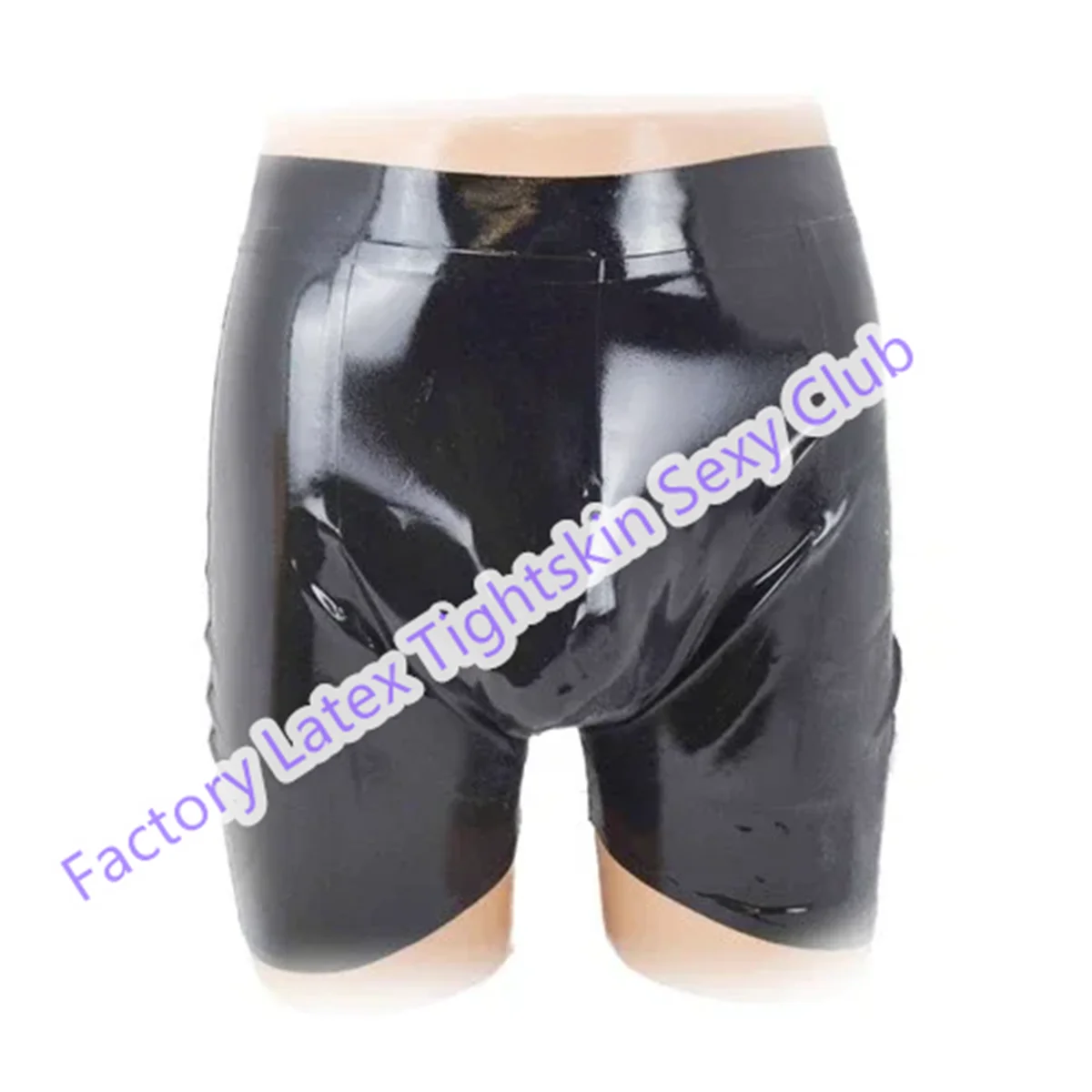 Herren Latex-Höschen Gummi-Shorts Unterwäsche Halloween Cosplay Kostüme nach Maß