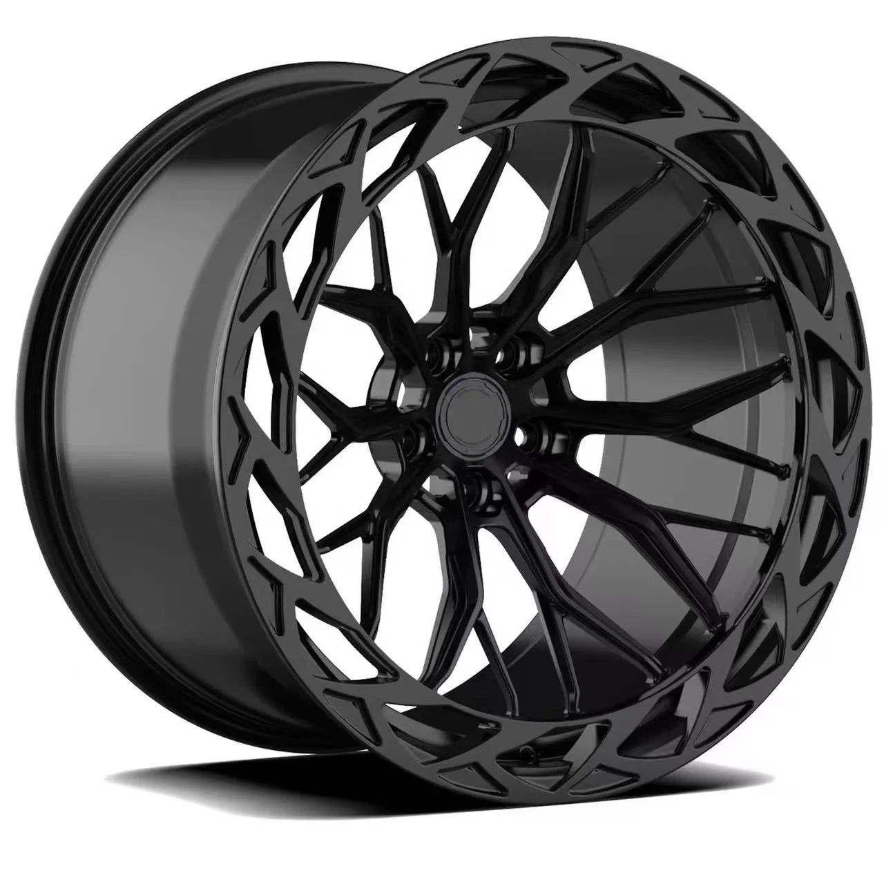 

Custom HZR Luxury Forged 16-26" Ultra-Deep-Dish Aluminium Alloy Wheels New High-Performance Lightweight Black Finish