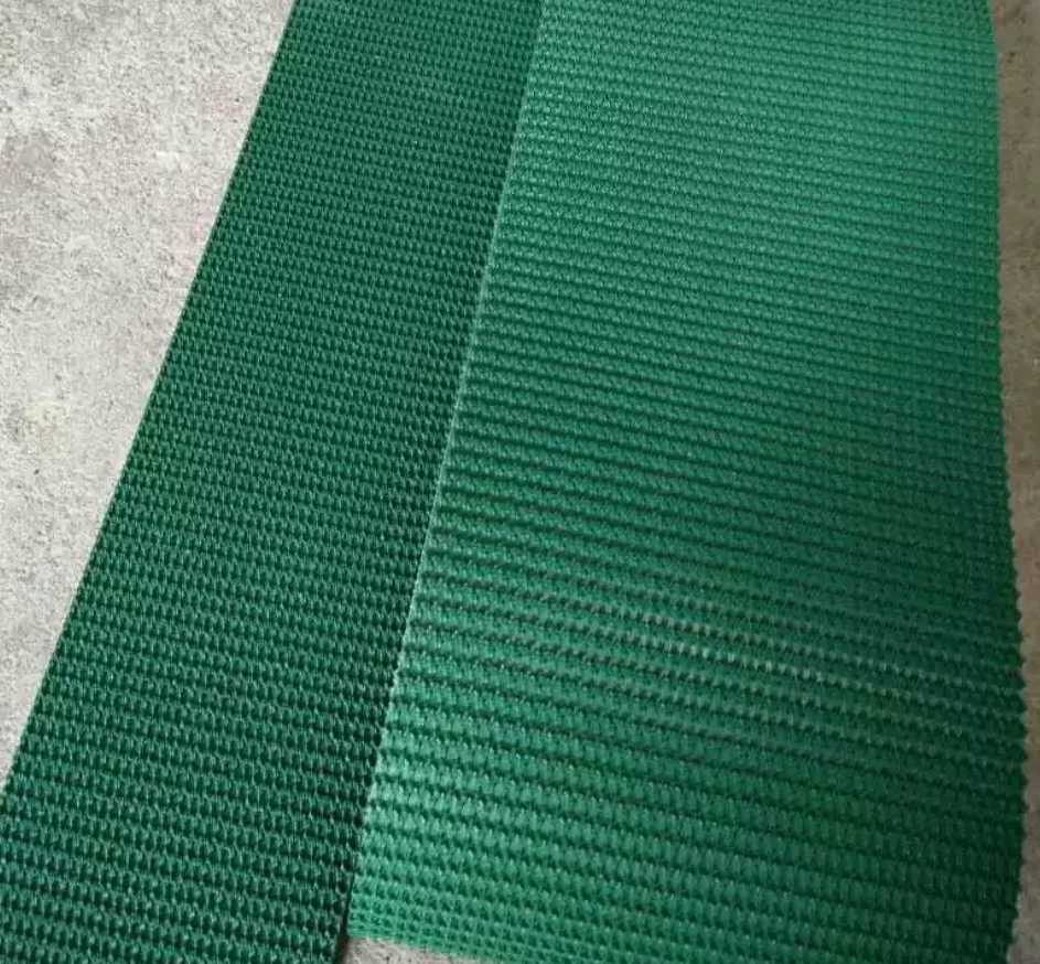 

Perimeter: 4000x150x5mm Green PVC Rough-Top Conveyor Belt Anti Slip Wear Resistant Conveyor Belt