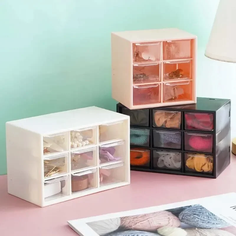 

Simple High-Color Desktop Organizer Drawer Type Desktop Small Objects All-In-One Storage Cosmetic Tools Divider Shelf