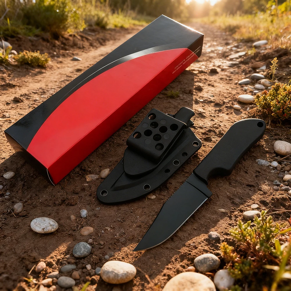 جديد BK20 سكين مستقيم 7Cr13Mov شفرة الظهر مريحة سكين حاد جيب فتح صندوق سكين صيد سكينة فاكهة #1