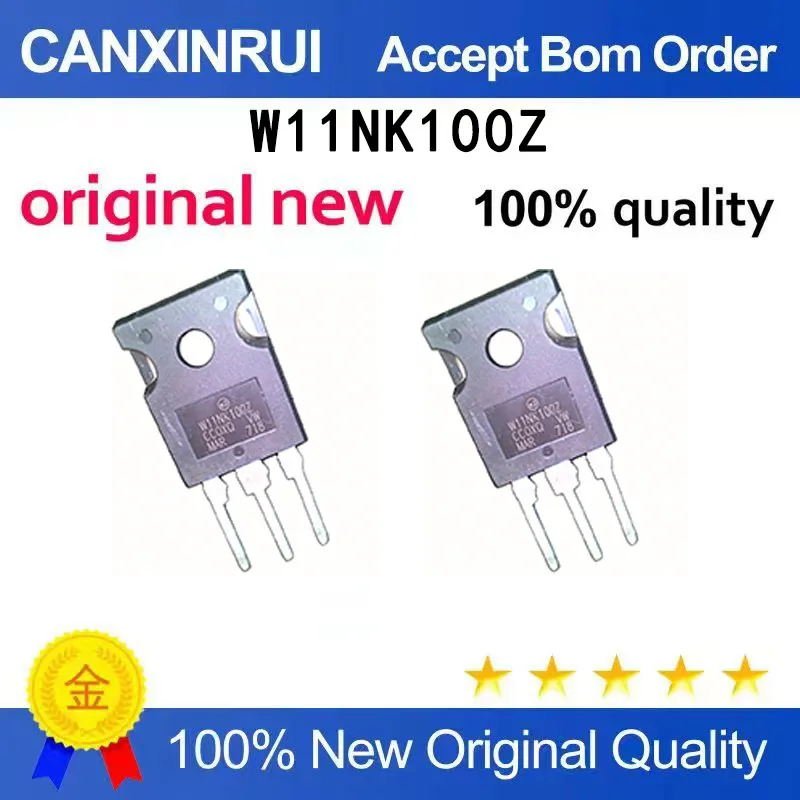 

(5-100 pieces]New stock VT6435 QFN stock STW11NK100Z W11NK100Z N channel field effect TO-247
