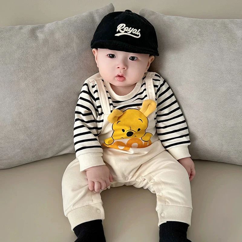 Cotton Newborn Baby Boy Sleeve Polo Shirt Jumpsuit Romper Overall Handsome Gentleman Clothes roupas para bebe