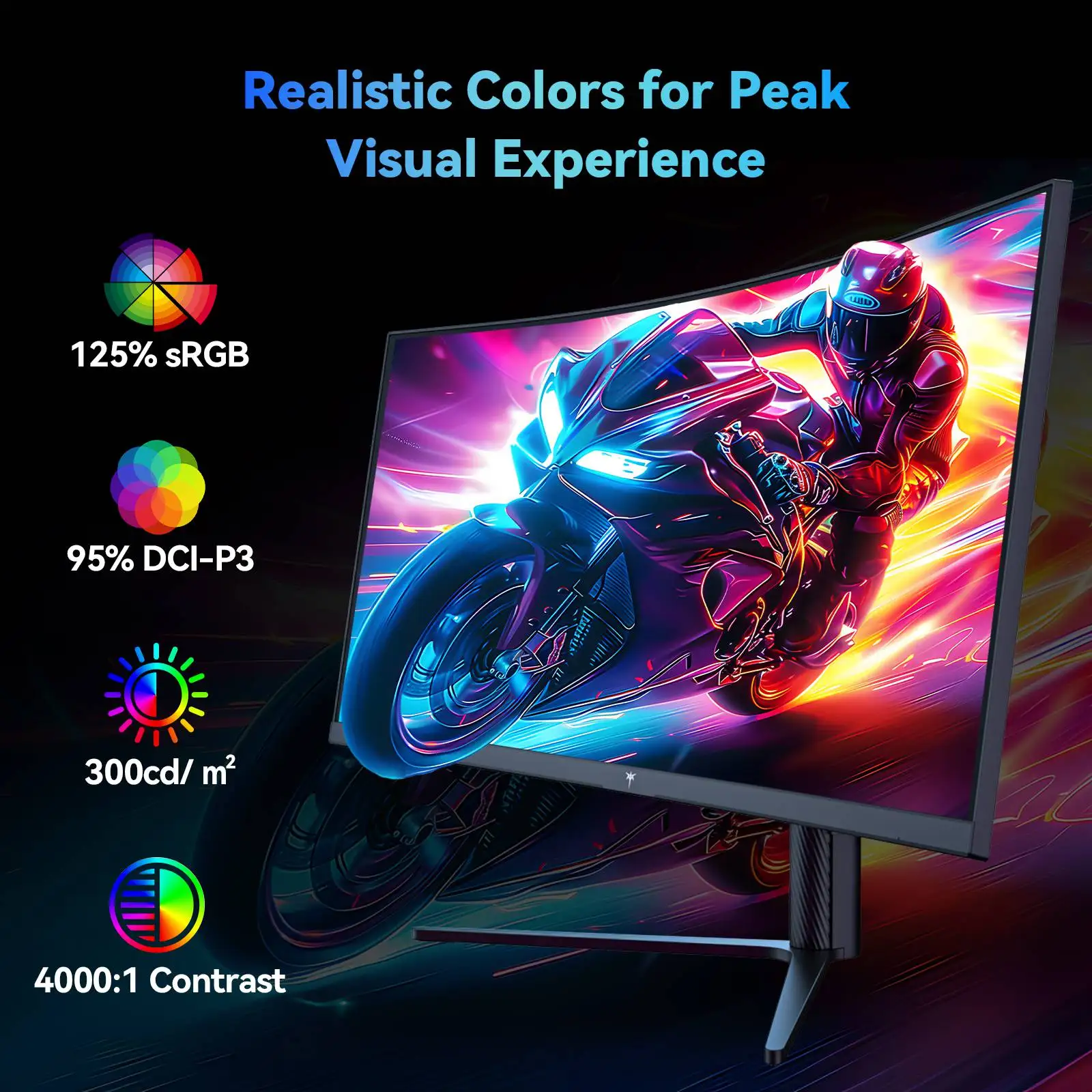 شاشات منحنية KTC H34S5، R1500، 21:9 HVA WQHD، 3440 * 1440@180 هرتز، 34 بوصة، نسبة التباين 4000:1، وقت استجابة GTG 1 مللي ثانية #5