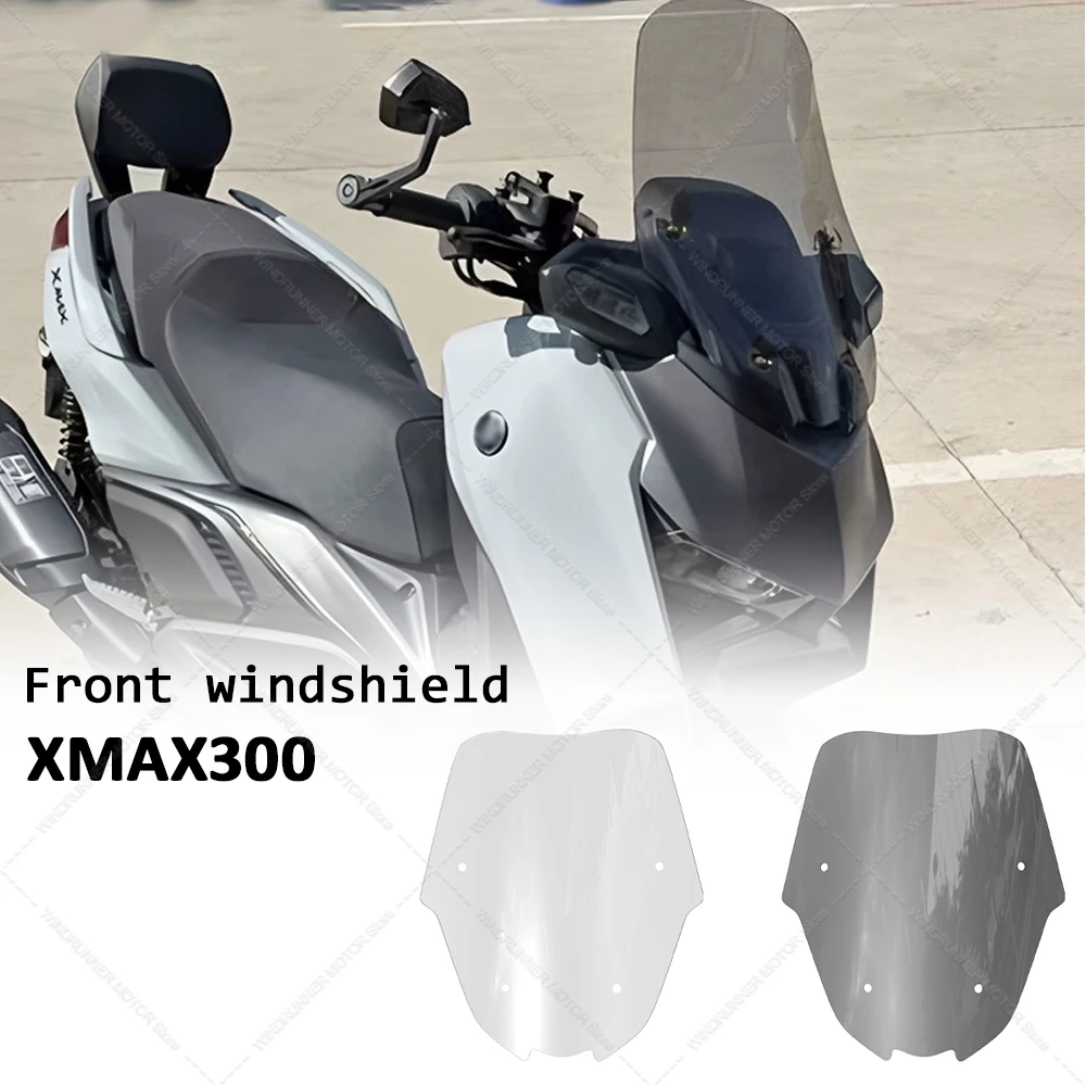

For XMAX300 Great Quality PMMA Wind Deflector Motorcycle Front Fairing Windscreen Windshields Covers Motorbikes Deflector