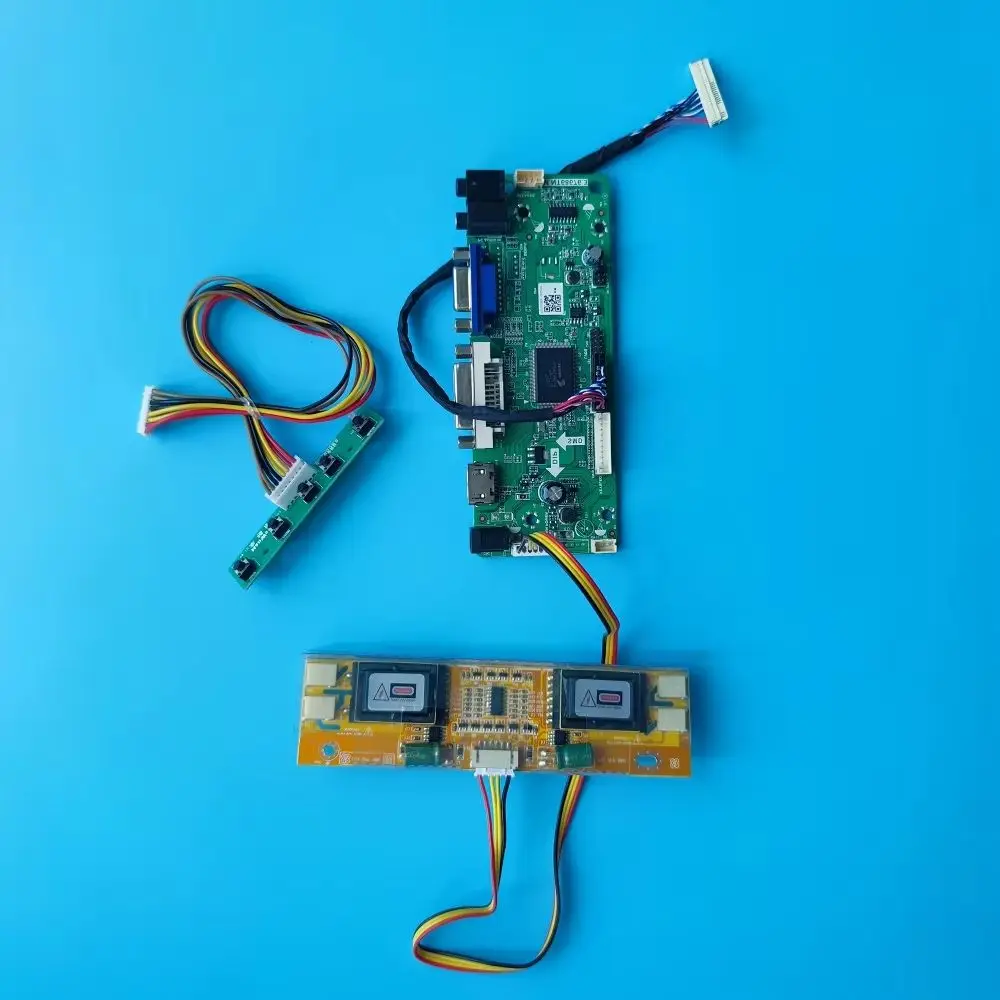 

Controller board kit for LTM170EU-V01/L35/L25 Driver Monitor Screen 1280X1024 DVI VGA LVDS 4 lamps 30pin DIY M.NT68676 17"