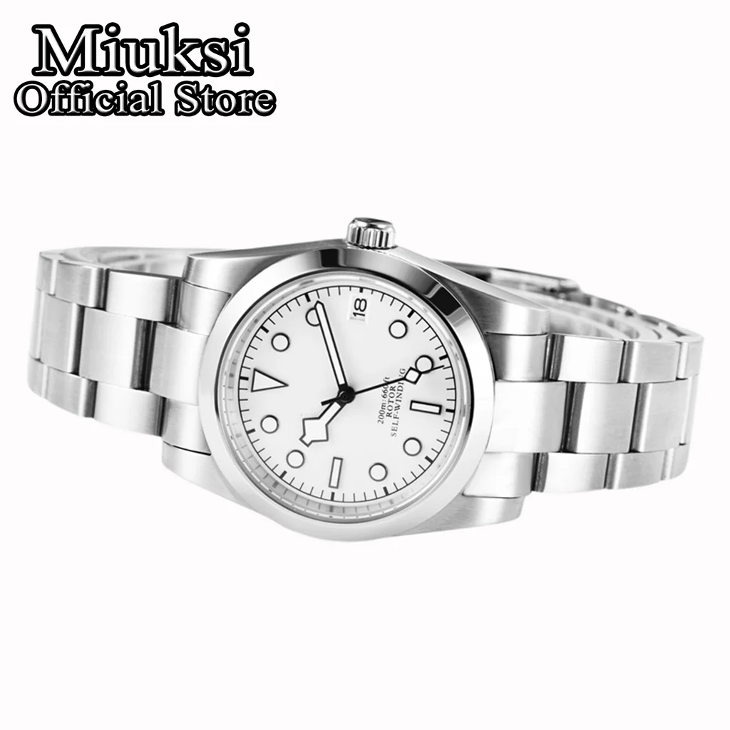 นาฬิกา Miuksi รุ่นสั่งทำพิเศษ NH35 ขนาด 36 มม. 39 มม. ระบบจักรกล เข้ากับกลไก NH35 ระบบอัตโนมัติ กระจกแซฟไฟร์ กันน้ำ