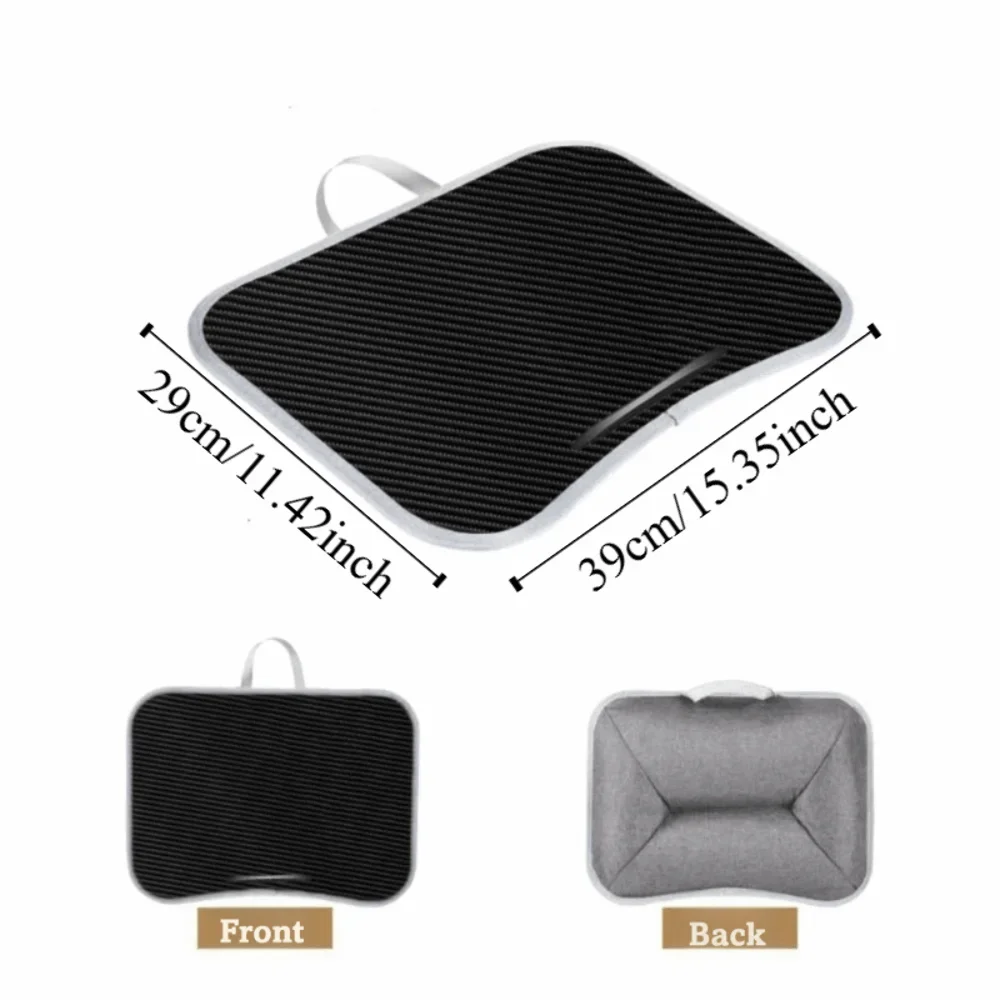 Soft Pillow Cushion Laptop Lap Desk Padded Tray Ergonomic Multifunctional Laptop Desk Foam Particles Filled Portable Design