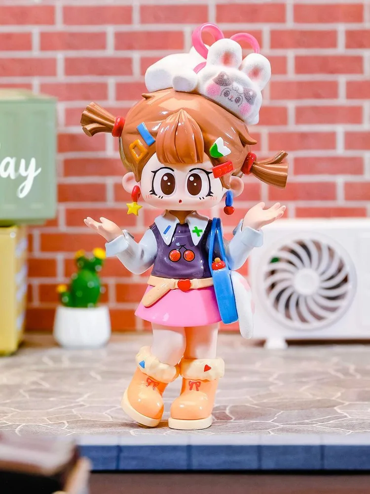 

Подлинная слепая коробка с синдромом Милли, игровая фигурка, загадочная коробка, милая кукла, окружающая девушка-сюрприз, подарок, орнамент