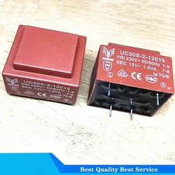 100%New UC30S-2-12015 UC30S cans sealed transformer 230v to 12v 1.5VA PRI 230V/15MA 60/60Hz SEC 12V 1.5VA