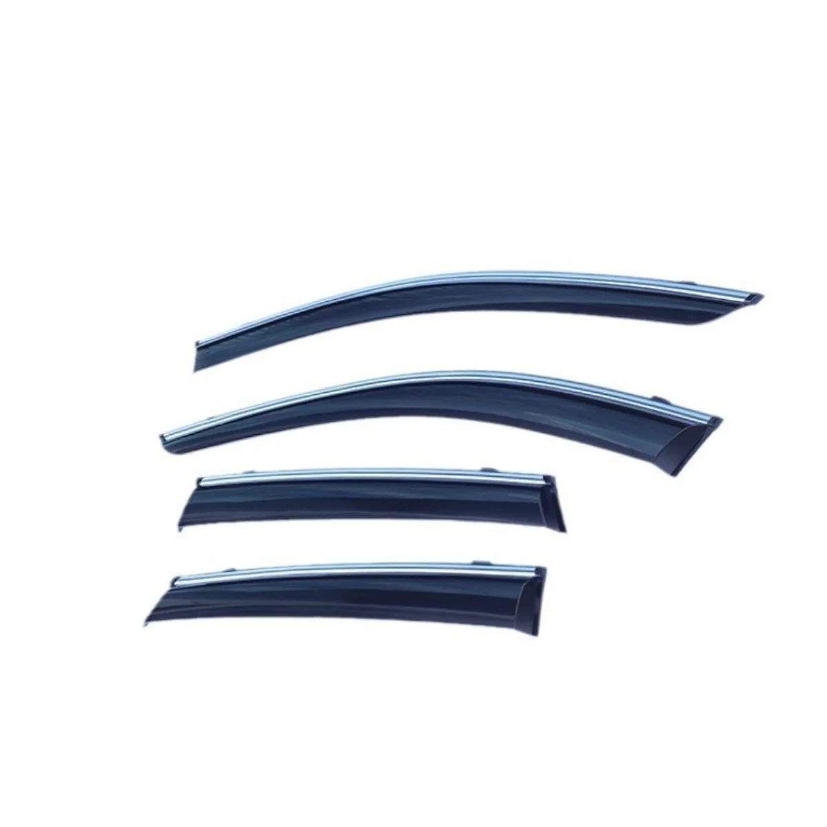 4Piece Rainproof Side Window Visor For Hyundai Tucson 2021 SWB LWB 2022 2023+ Car Rain Shield Rain Sun Guard Deflectors view 3