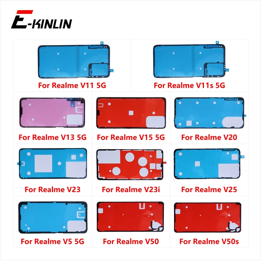 Housing Adhesive Back Battery Cover Rear Sticker Glue Tape For OPPO Realme V11 V11s V13 V15 V20 V23 V23i V25 V5 V50 V50s 5G