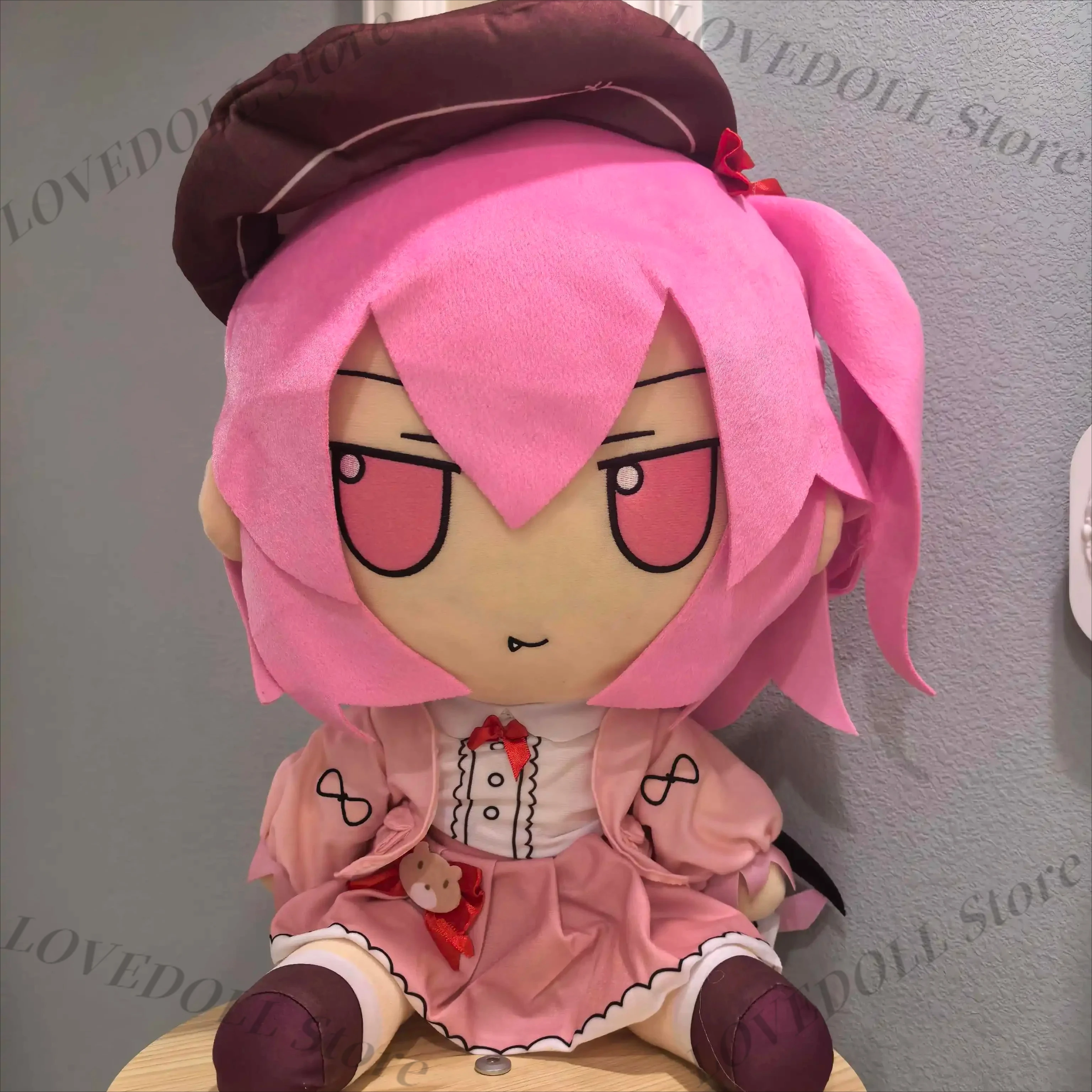 

40 см Flandre Scarlet Touhou Project Fumo Косплэй плюшевая милая сидячая поза кукла одеваются игрушки подушка рождественский подарок