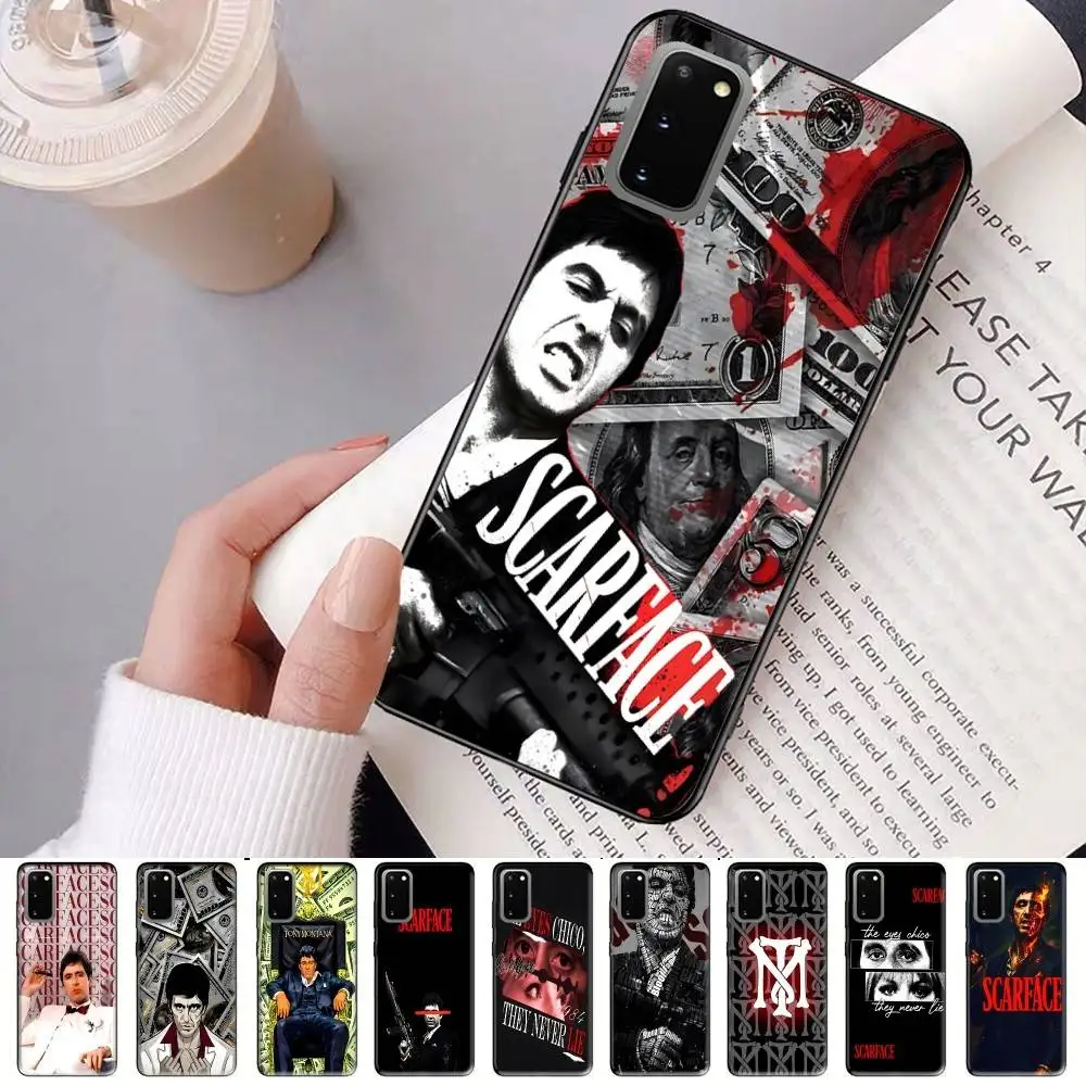 Film Scarface Tony Montana Phone Case For Samsung S 24 Fe 25 Ultra Plus 20 Lite 21 30 22 23 24 22 Ultra 5G Fundas