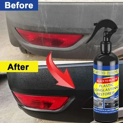 Car Plastic Restorer Back To Black Gloss Car Cleaning Products Plastic Leather Restore Auto Polish And Repair Coating Renovator