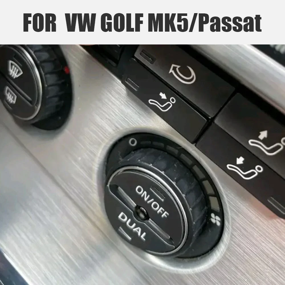 Car Center Console AC Climate Control Button Worn Repair Kit Decals Stickers Car Button Stickers for VW GOLF MK5/Passat 04-08