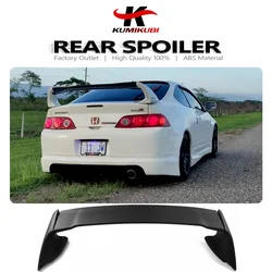 For Honda INTEGRA ACURA RSX DC5 2002-2006 ABS FD2 Spoiler Three Parts Acura Car Trunk Boot Cover Rear Wing 2003 2004 2005
