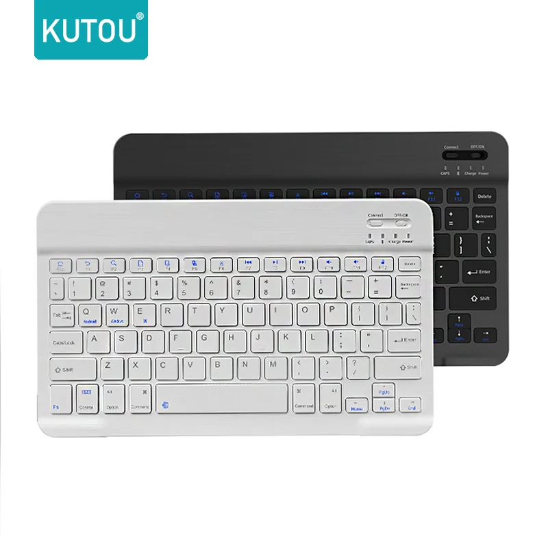 KUTOU Mini Slim Wireless Keyboard 78 Keys Scissor Portable Bluetooth Keyboard For Mac iPad iPhone iOS Android Windows