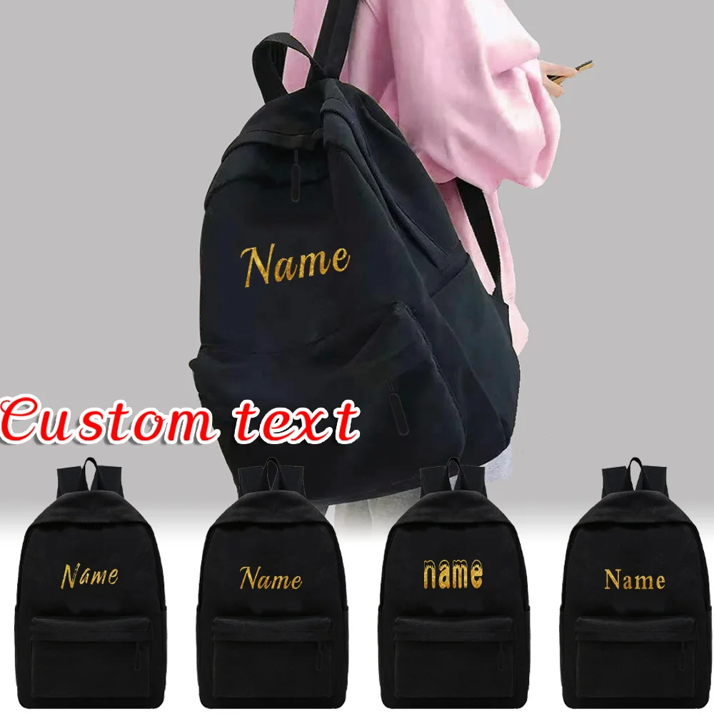 

Personalized Customized Leisure Backpack Unisex Lightweight Travel Large Capacity Commuter Backpack.