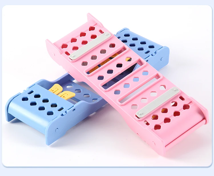 AZDENT Dental 4-Fächer Sterilisationsbox-Halter Autoklavierbarer Desinfektions-Aufbewahrungsständer Box-Organizer für Zahnärztliche Instrumente – Detail 8