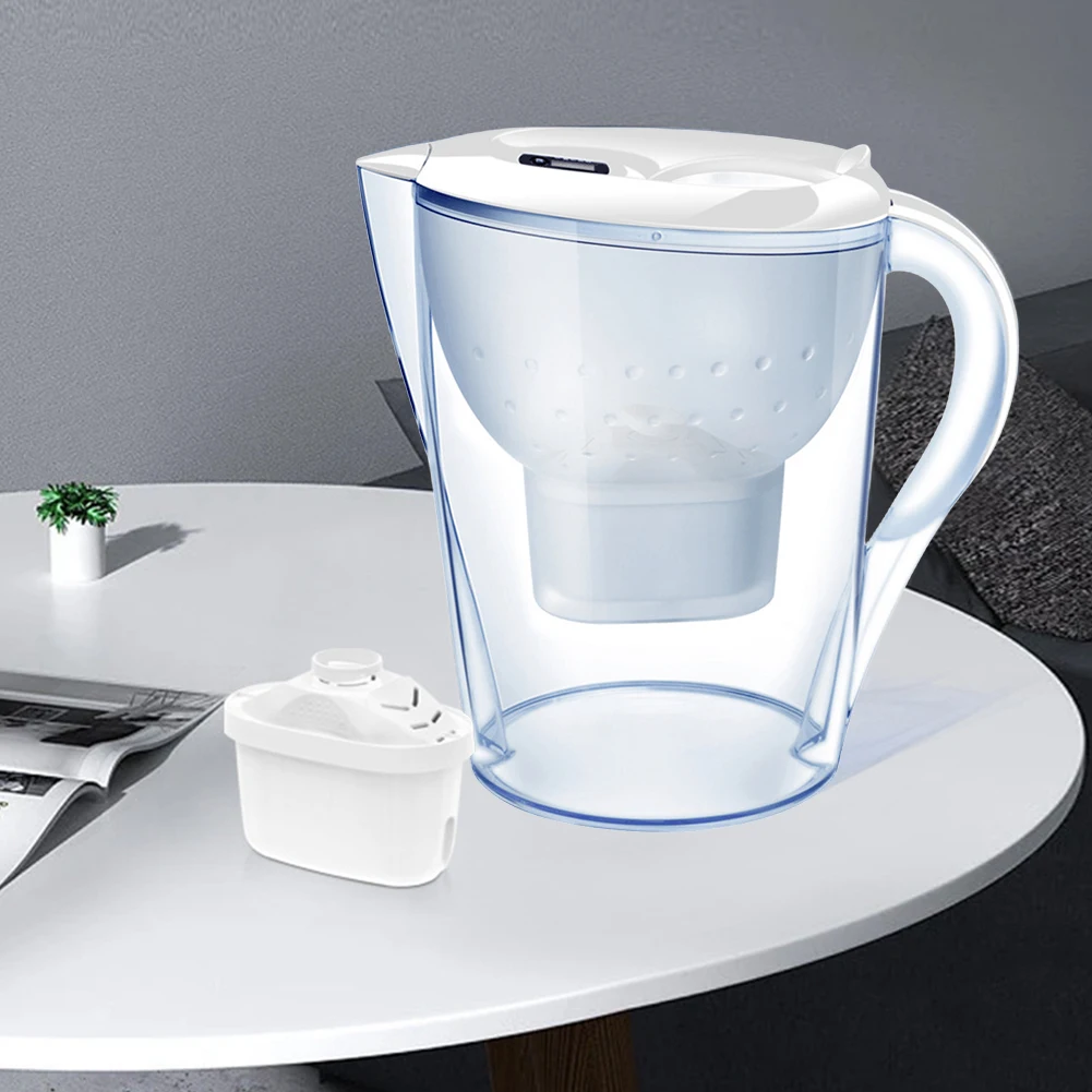 3,5 l Wasserfilterkrug, Digitalanzeige, Wasserfilterkessel, 4-stufiges Filtersystem für saubere Verkostung, Trinkwasser