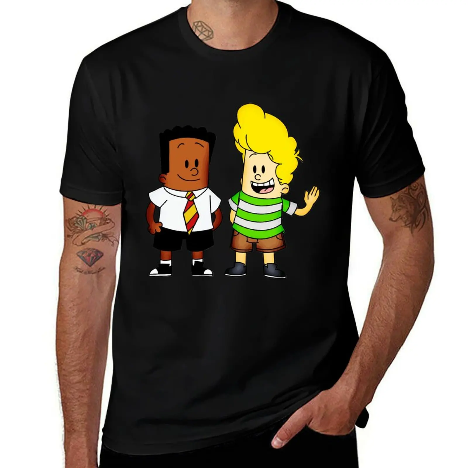 More Then Awesome Captain Underpants George And Harold T-Shirt oversized graphic tee sports fans men graphic t shirts