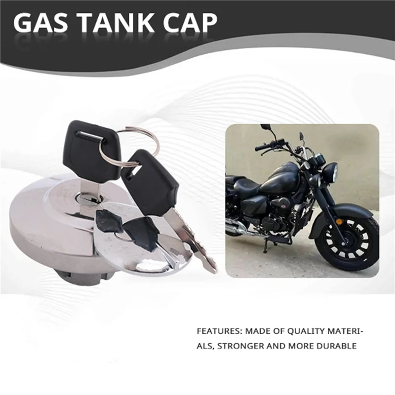 

Firmly Motorcycle Aluminum Fuel Tank Cap With 2 Keys Motorbike Gas Tank Cover For Honda Magna Shadow VLX VT 600 Rebel 250