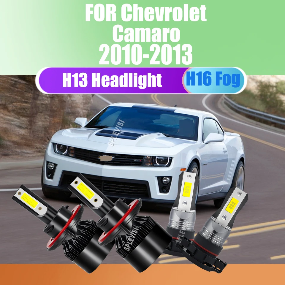 

12v Car Auto LED Headlight Foglight -The Luminous Edge for Your Vehicle For Chevy Chevrolet Camaro 2010 2011 2012 2013