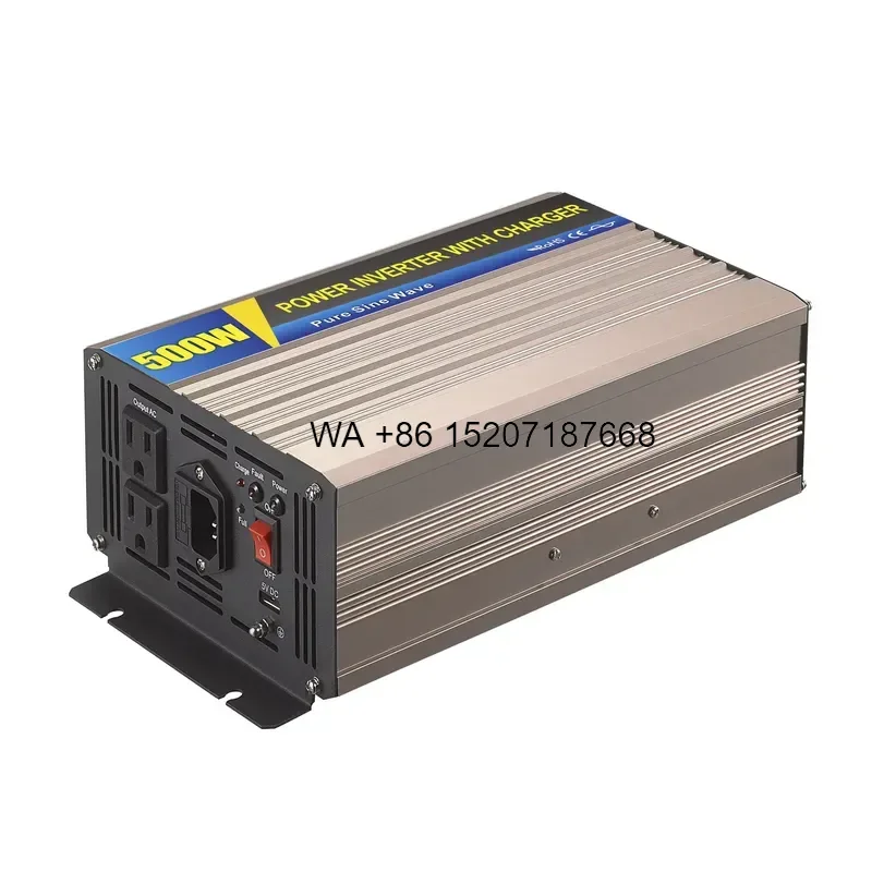 Wmwmnu for SGPC 500W Pure Sine Wave Inverter Residential ESS PV Off Grid Solar Power 12V 24V 48V DC to 110V 220V AC 50 60Hz