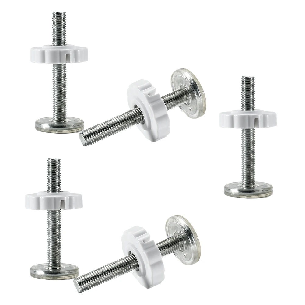 

5pcs Fence Accessories Screws Pressure Gate Bolts Tension Stair Gates Spindle Rod Safety Parts Plastic Ends Protect