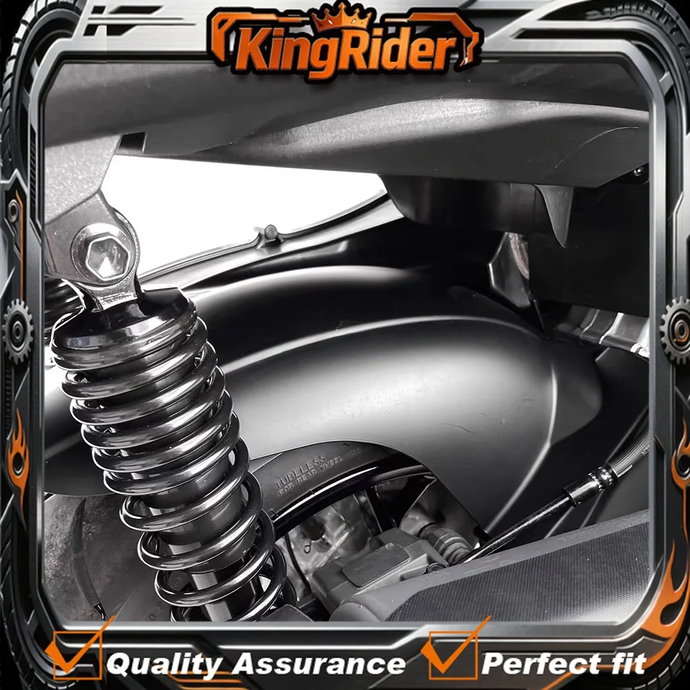 【Quality】Thickened and lengthened rear fender and mudguard modification parts for 2017-2025 Yamaha XMAX300 models.