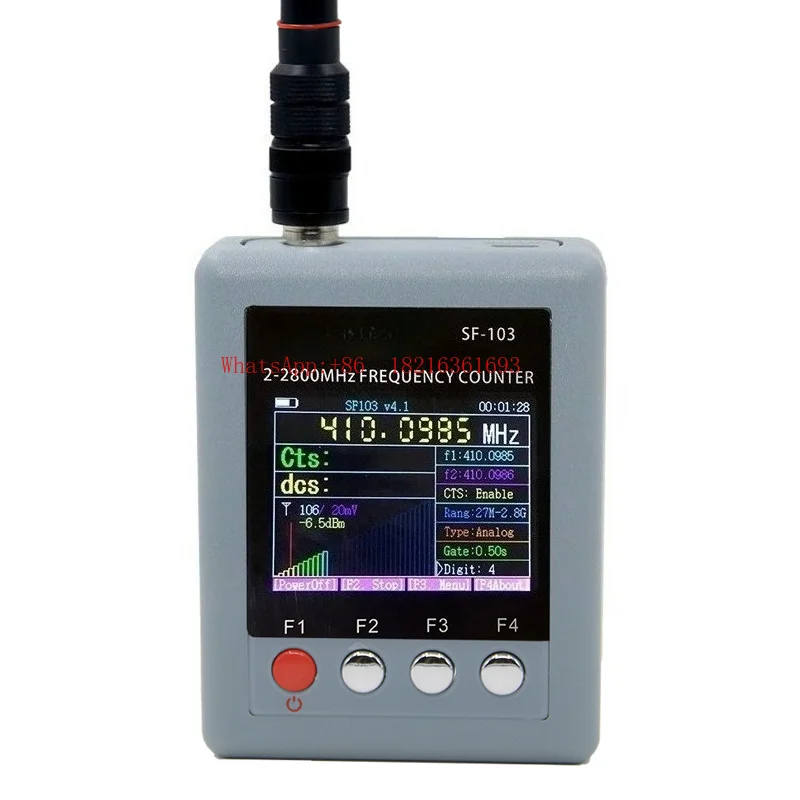 A182 Store Handheld Frequency Meter SF-103 Analog DMR Digital Signal Reader SF103 Mute Frequency Meter