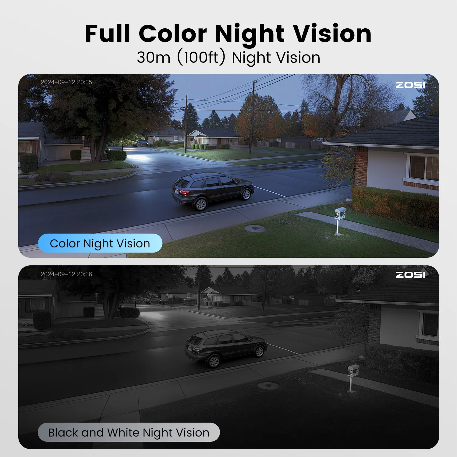 ZOSI 8MP/5MP HD PTZ PoE CCTV نظام الكاميرا الأمنية AI شخص كشف المركبات 4K 8CH توسيع 16CH NVR كاميرا مراقبة فيديو IP