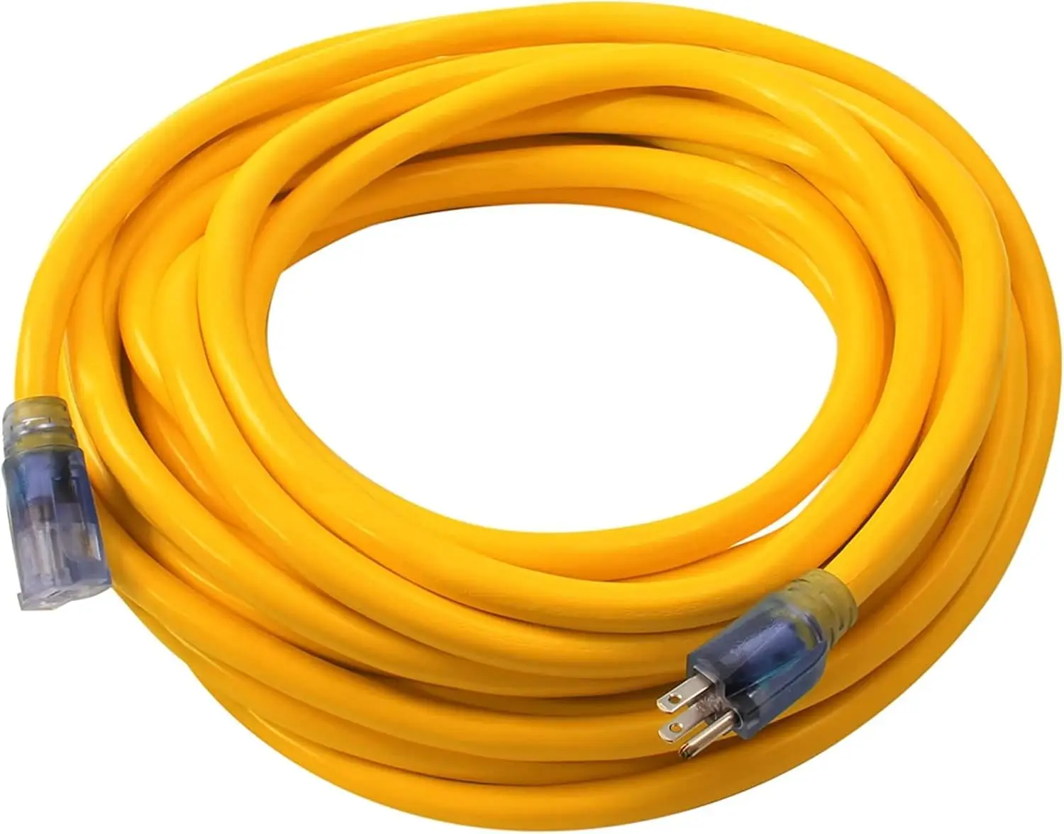 Dewalt 50' 12/3 Sjtw Lighted Extension Cord Yellow