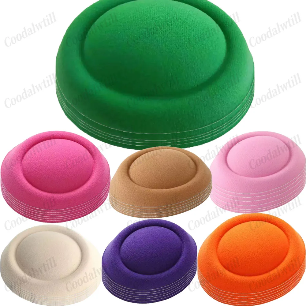 17CM Top Fascinator Base Make The Millinery Cap DIY Hair Accessories Women Ladies Party Wedding Headpiece Bride Marriage Pillbox