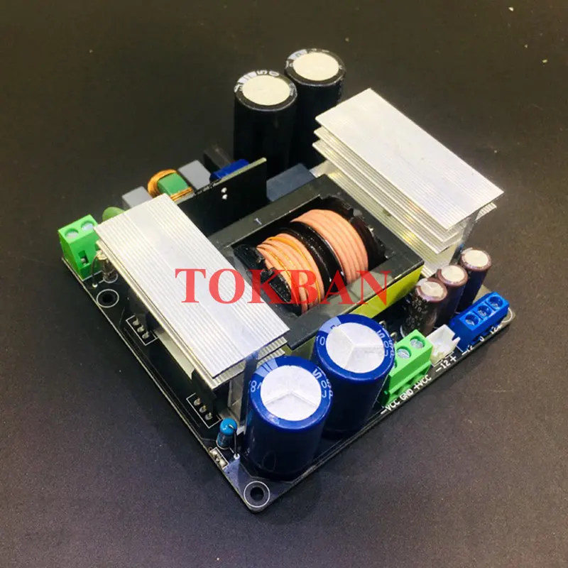 Tokban 700w LLC amplificateur carte d'alimentation à découpage double tension de sortie +-30v-80v pour bricolage amplificateur Audio AC200-240V