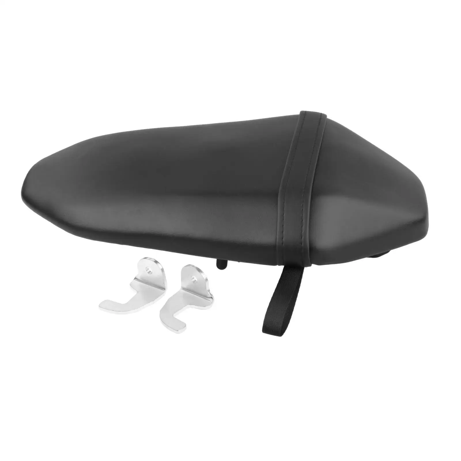 Заднее пассажирское сиденье из искусственной кожи, черное мотоциклетное сиденье для Yamaha MT07 MT-07 Заднее пассажирское сиденье из искусственной кожи, черное мотоциклетное сиденье для Yamaha MT07 MT-07