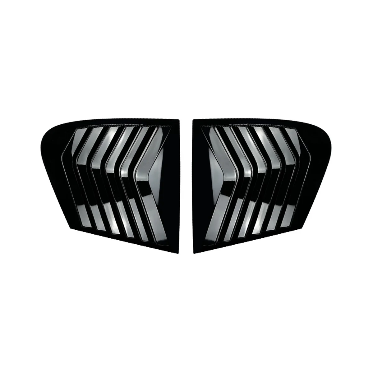 Car Triangular Rear Window for BMW 1 Series F20 118I 120I 2011-2019 Blinds Triangular Window Protection(Black)