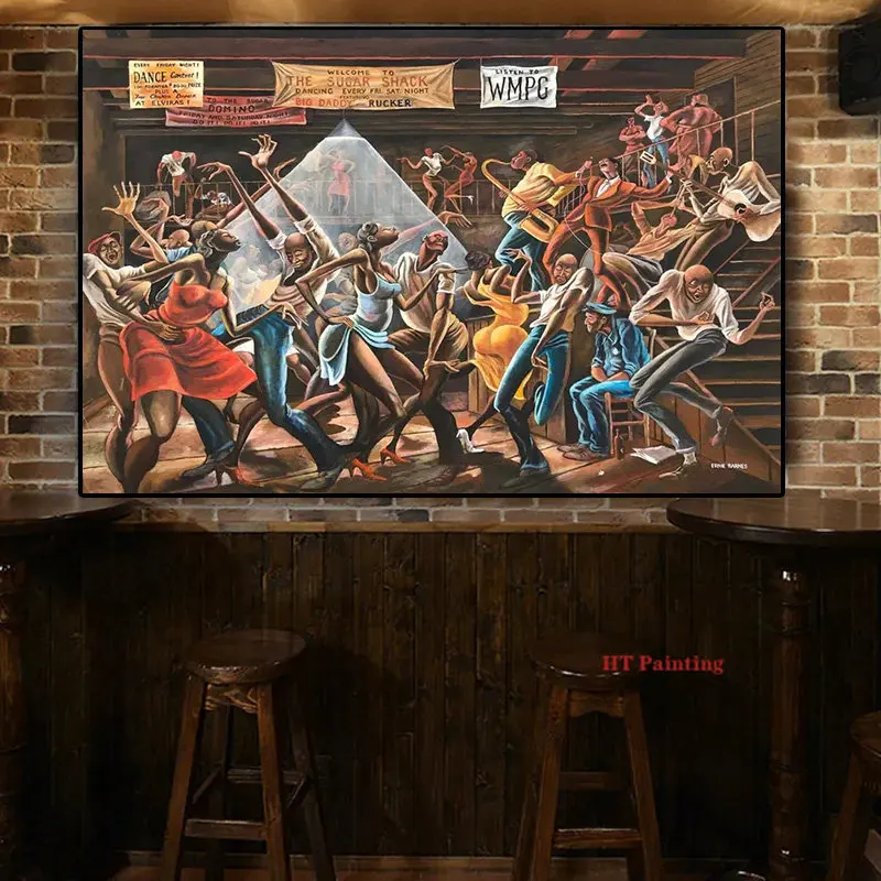 Ernie Barnes Classic Artwork Painting \