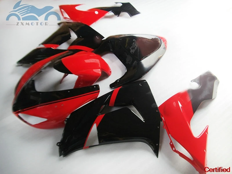 

New Fairings kit for Kawasaki Ninja 2006 2007 ZX10R motorcycle fairing kit 06 07 ZX 10R red black bodywork