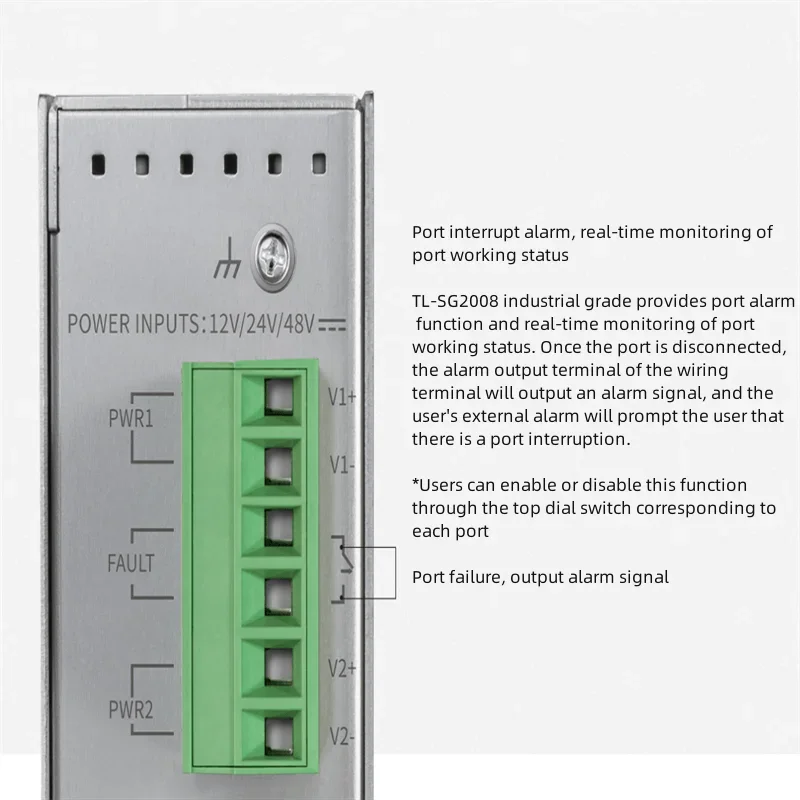 TP-LINKTL-SG2008 Industrial Grade 8-port Gigabit WEB Management Industrial SwitchSwitchswitch Equipment Industrial Control