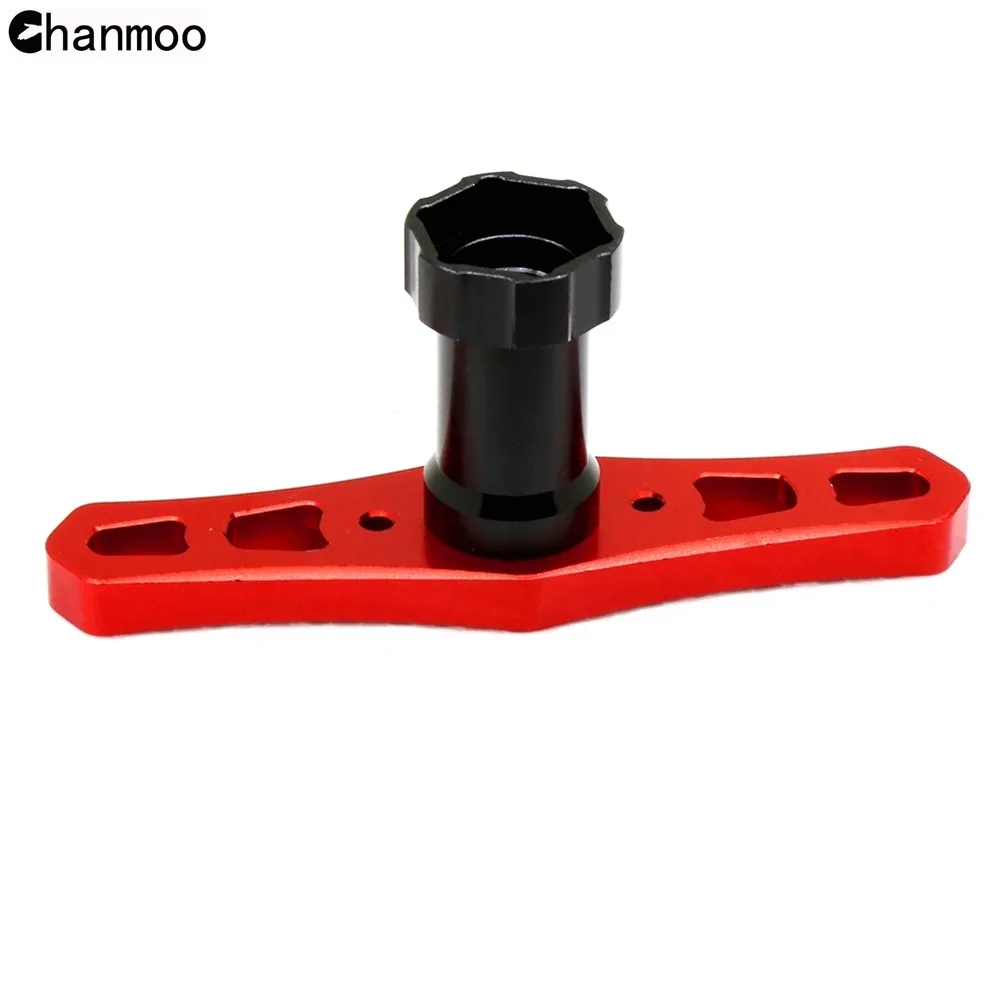 17mm Metal Wheel HEX Nuts Sleeve Wrench Tool for 1/8 1/10 RC Crawler Car Off Road Car Monster Truck Sleeve Tools UPgrade Parts