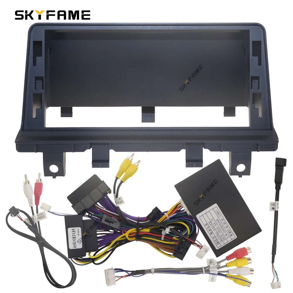 SKYFAME 12.3 Inch Car Frame Fascia Adapter Canbus Box Decoder Android Radio Audio Dash Fitting Panel Kit For Audi A3 S3