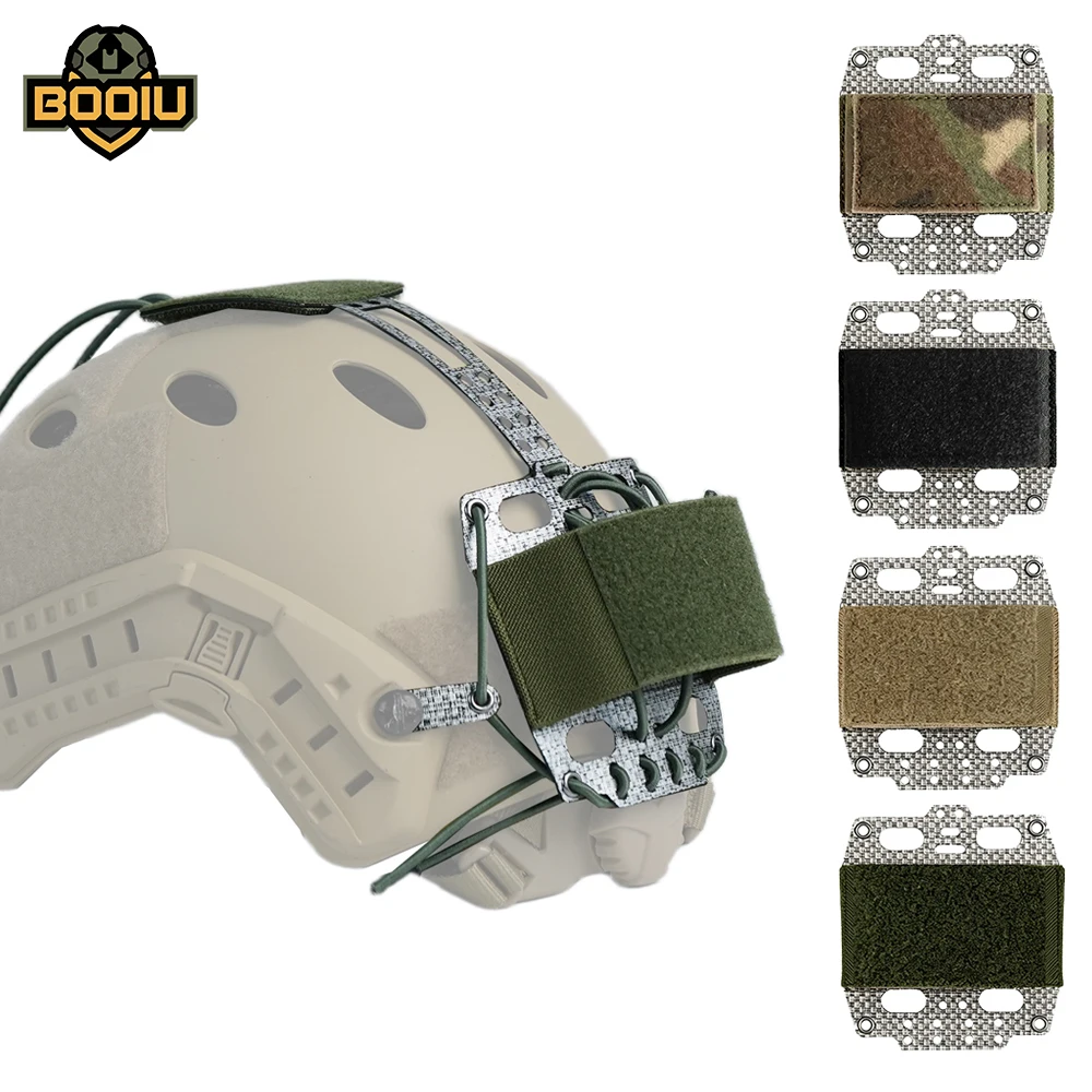 BOOIU Tactical Battery Case Pouch PVS-31 NVG Airsoft Helmet Retention System Battery Box Storage Bag for Tactical Helmets