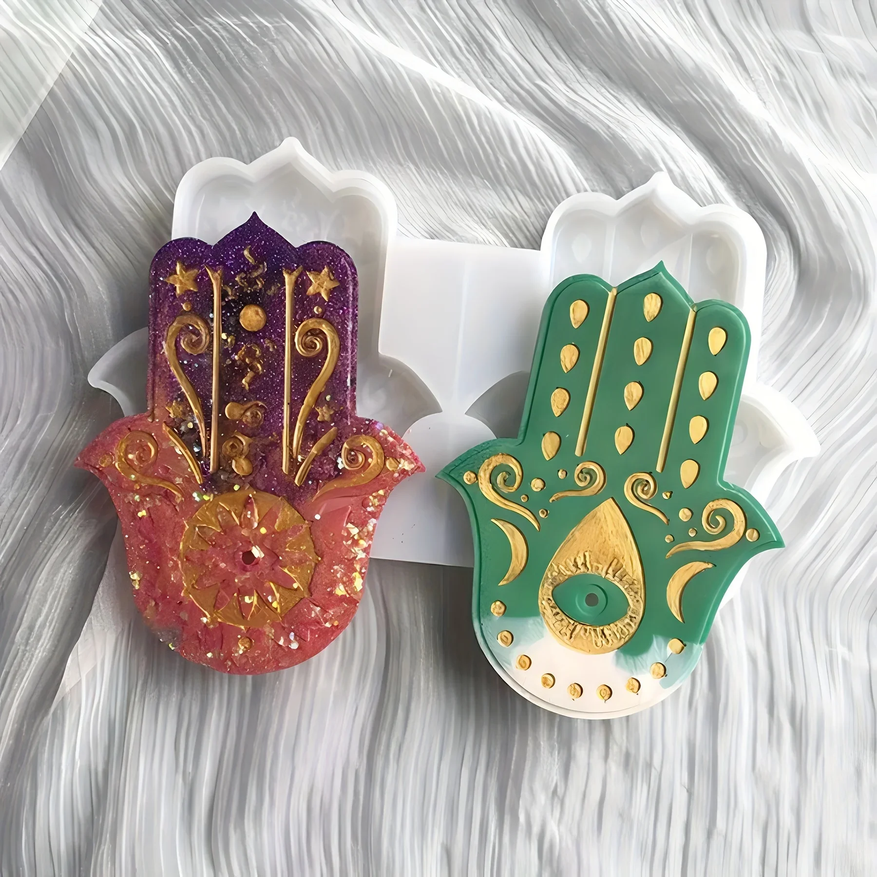 

1pc incense burner stick base epoxy resin incense tray silicone mould, pendant coasters home decor silicone moulds Pottery tools