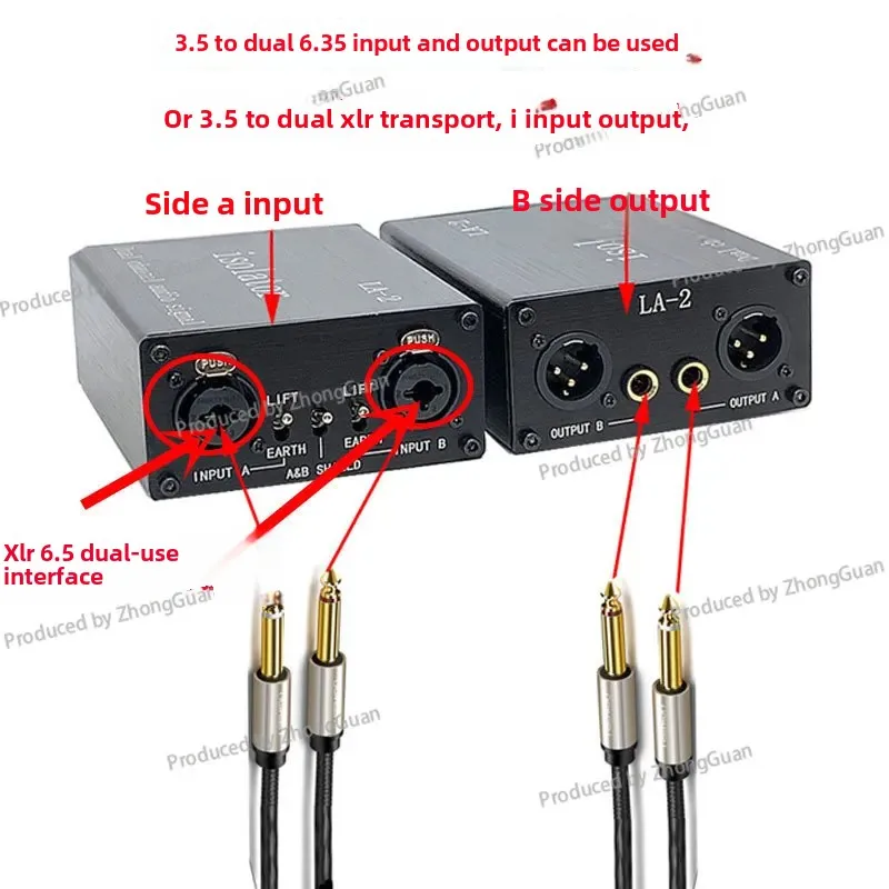 For Xanon 6.5 Audio Isolator Current Cancellation Sound Noise Reduction Filtering Signal Common Ground Anti-Interference Noise