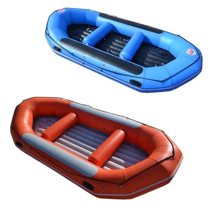 2024 Year New 14FT reinforced 1.8mm Bottom Inflatable Rafts Cheap Life Raft