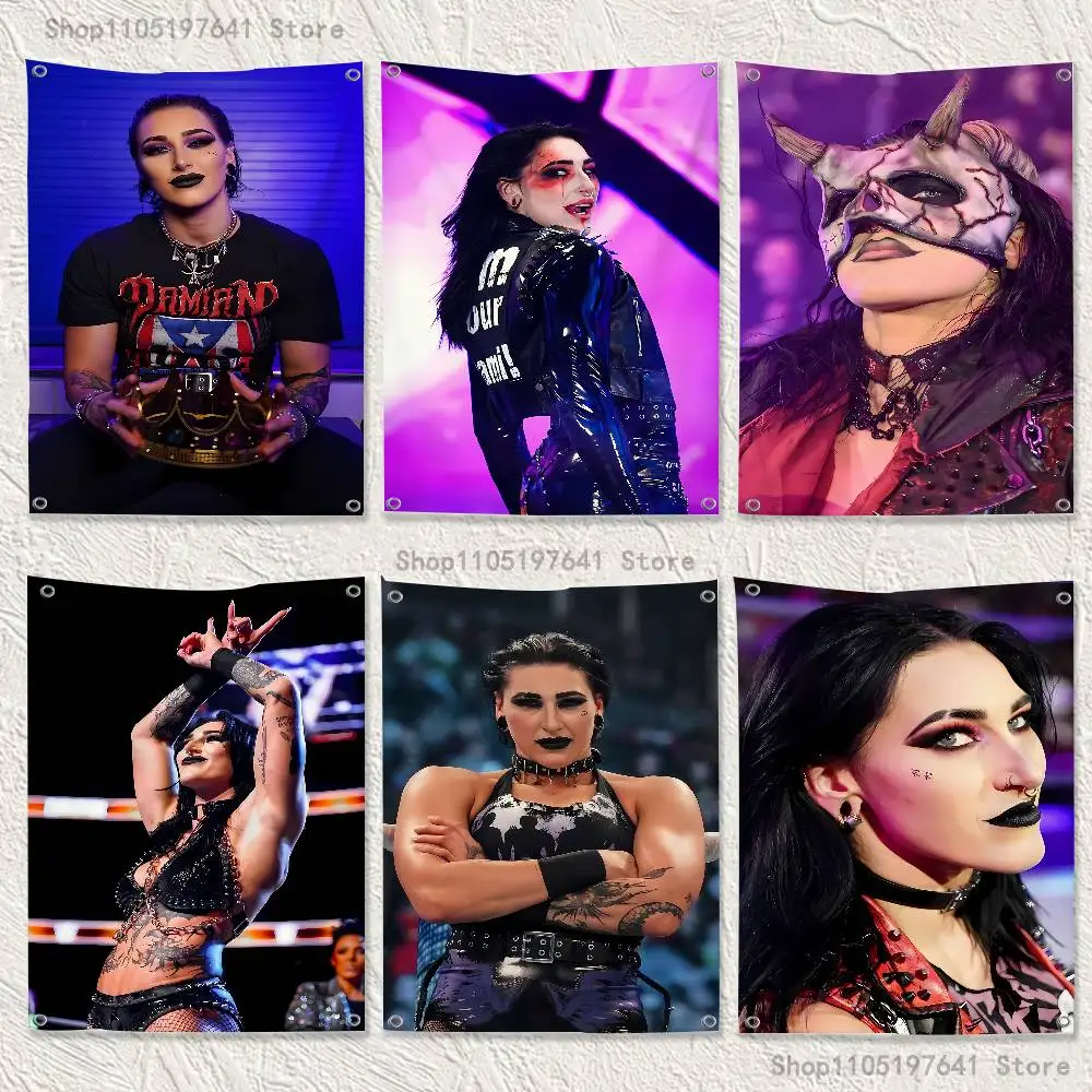 

Cool R-Rhea Ripley Flag Tapestry Banner For Bedroom Outdoor Living Room Restaurant Bar Wall Decor Party