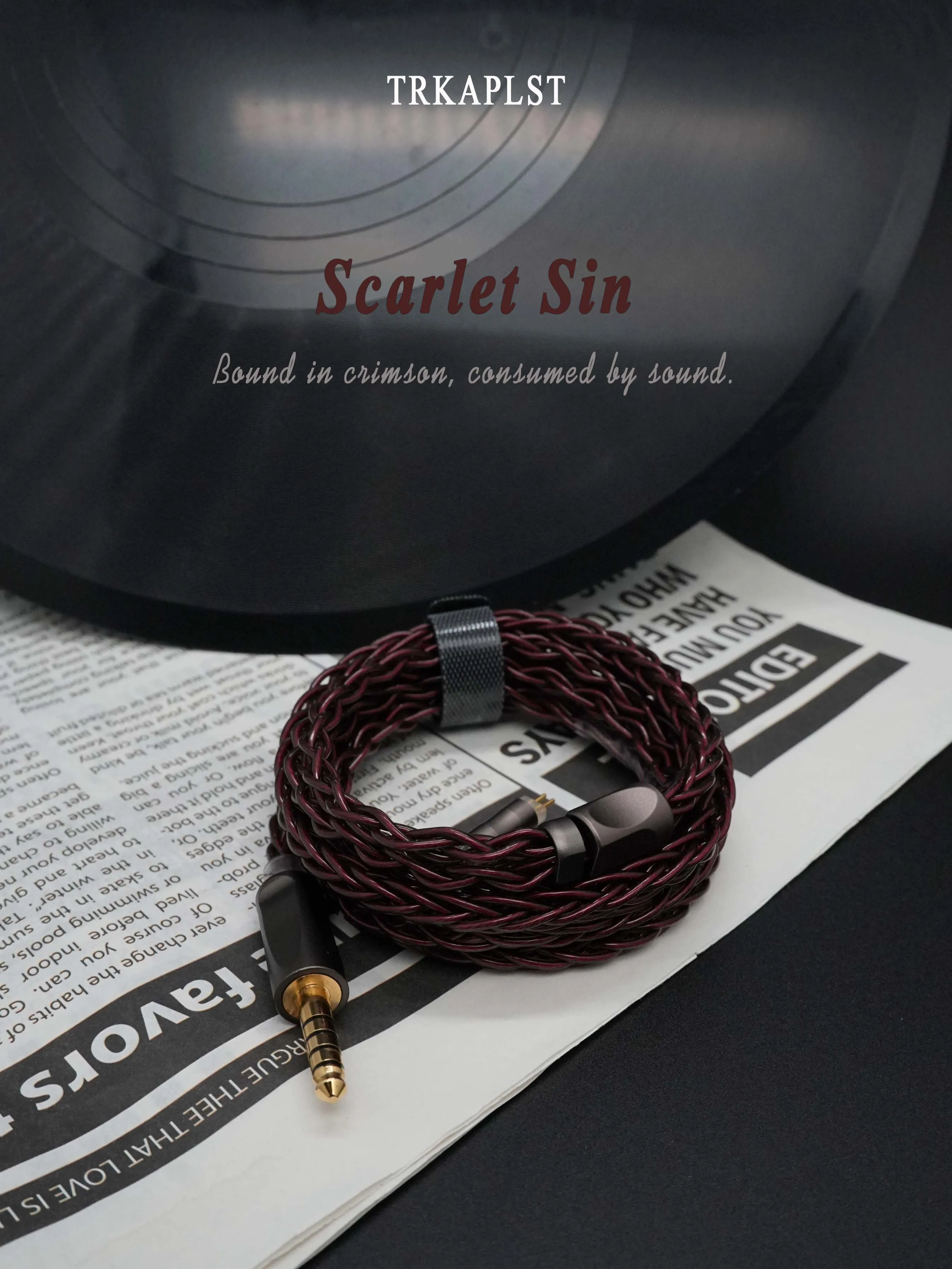 TRKAPLST-26 Furukawa Silber-Kupfer-Legierung + ölgeimpregniertes Graphen-IEM-Kabel 2,5 3,5 4,4 mm mit IE900 0,78 mmPIN MMCX für HIFIMAN – Detail 7