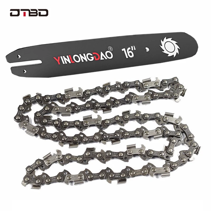 

16inch Chain Guide Electric Chainsaw Chains and Guide Used For Logging And Pruning Electric Saw Parts Garden Tool